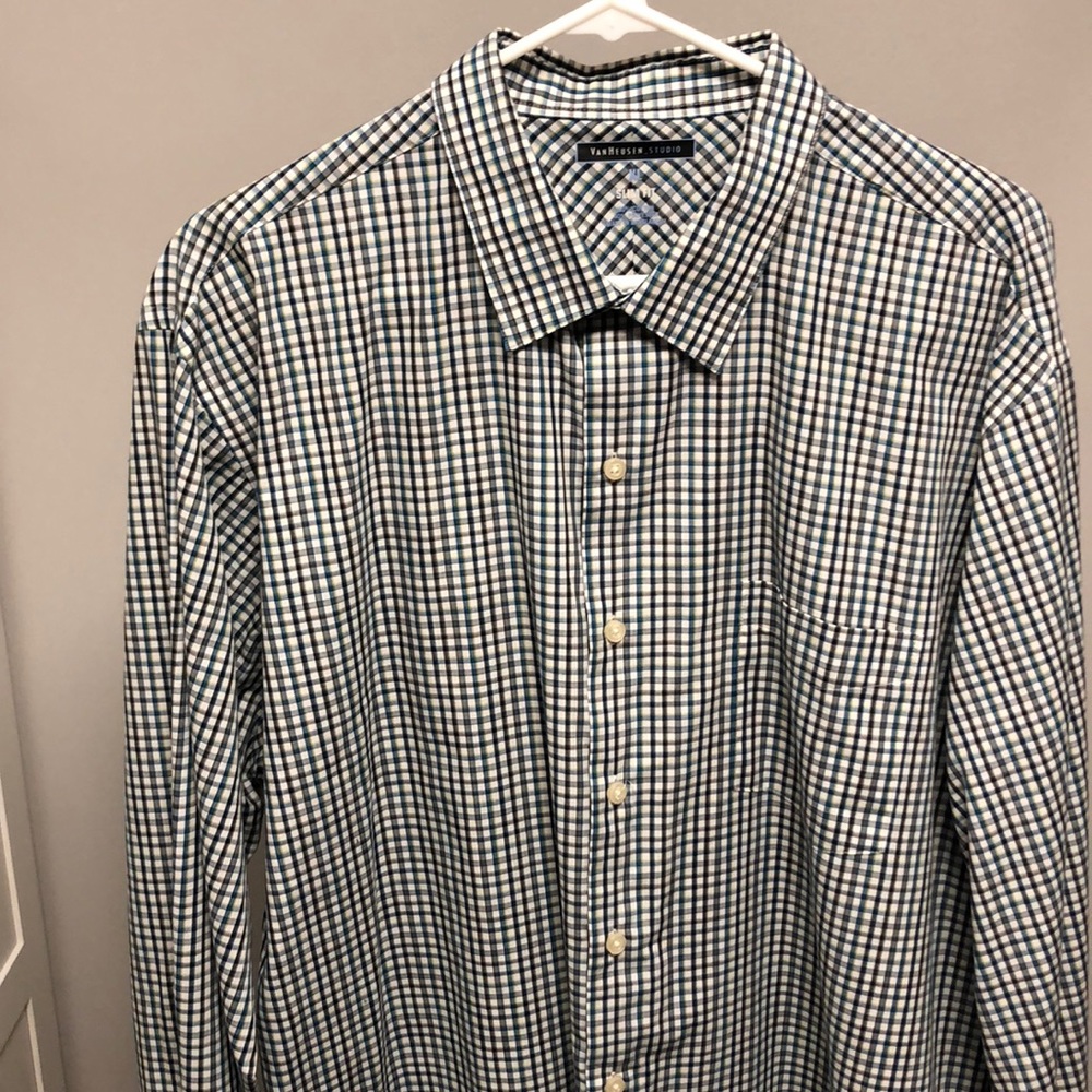 Vanhuesen studio slim fit dress shirt